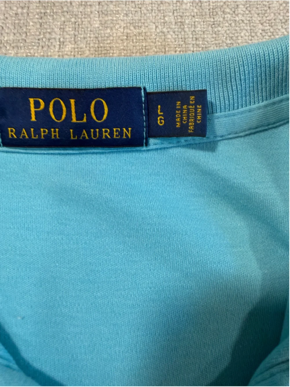 Polo Ralph Lauren Light Blue short sleeve Polo Shirt mens Large